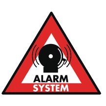 Alarm sticker